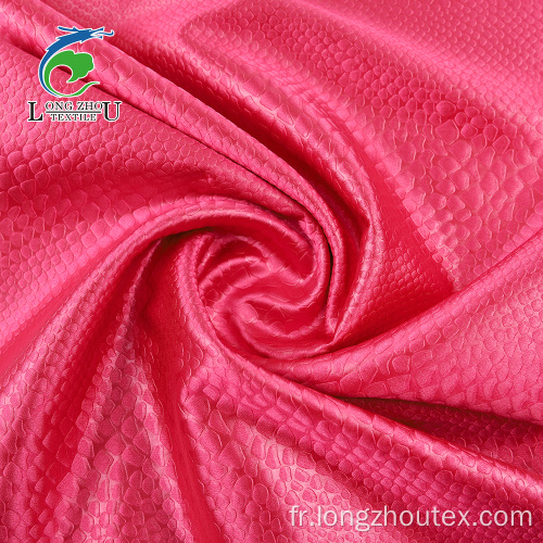 Tissu Spandex Satin Léger Emboss